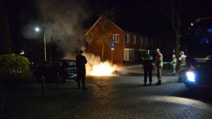 Vijfde mobiele toilet in vlammen op in Breda: wie steekt ze systematisch in brand?