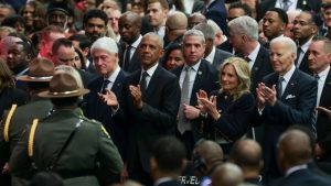 Waarom drie oud-presidenten samen spraken bij Jesse Jacksons laatste eerbetoon voor tienduizend mensen