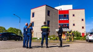 Azc Beuningen in vlammen voordat eerste bewoners arriveren – politie vermoedt opzet
