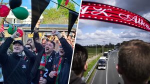 Honderden supportersbussen AZ en NEC rijden naar De Kuip – wat niemand had verwacht