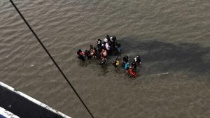 Wadlopers bij Ameland ontsnapten nipt aan bevriezing tijdens reddingsactie