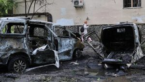 Zes burgers sterven terwijl Rusland massale drone-aanval uitvoert op Oekraïense steden